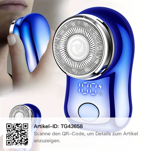 Mini Pocket Electric Shaver – Portable USB Rechargeable Facial Hair Trimmer
