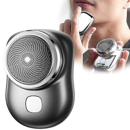 Mini Pocket Electric Shaver – Portable USB Rechargeable Facial Hair Trimmer